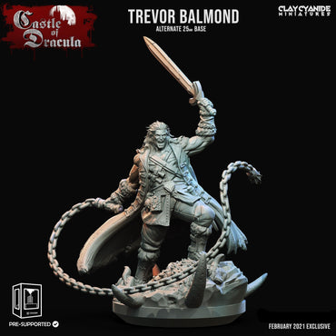 3D Printed Clay Cyanide Castle of Dracula - Trevor Belmond 28mm 32mm D&D (Online Only)