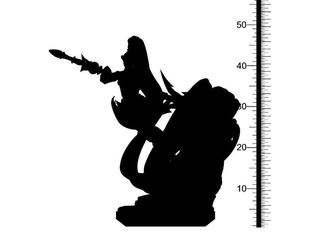 3D Printed Clay Cyanide Castle of Dracula - Vampire Katherine 28mm 32mm D&D (Online Only)