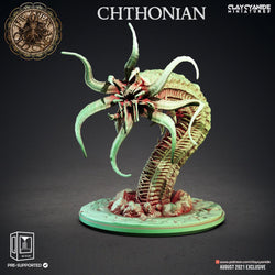 3D Printed Clay Cyanide Chthonian Giant Worm Great Old Gods Ragnarok D&D (Online Only)