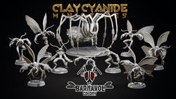 3D Printed Clay Cyanide Colony of Barnakol Tribes Factions Ragnarok D&D (Online Only)