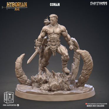 3D Printed Clay Cyanide Conan Hyborean Age Ragnarok D&D (Online Only)