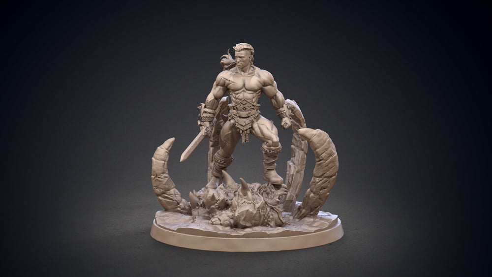 3D Printed Clay Cyanide Conan Hyborean Age Ragnarok D&D (Online Only)