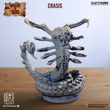 3D Printed Clay Cyanide Crasis Wrath of Gods Ragnarok D&D (Online Only)