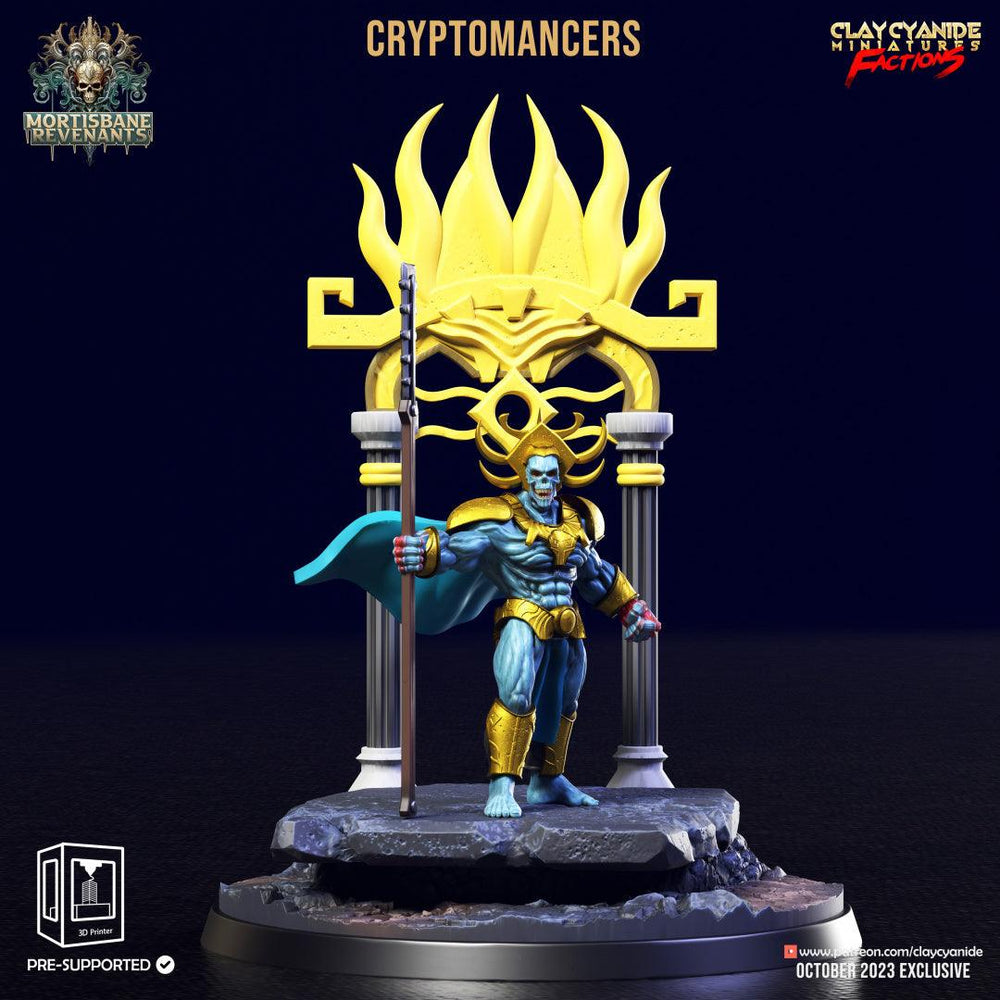 3D Printed Clay Cyanide Cryptmancers Mortisbane Revenants 28 32 mm D&D (Online Only)