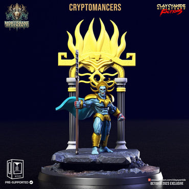 3D Printed Clay Cyanide Cryptmancers Mortisbane Revenants 28 32 mm D&D (Online Only)