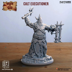 3D Printed Clay Cyanide Cult Executioner Wrath of Gods Ragnarok D&D (Online Only)