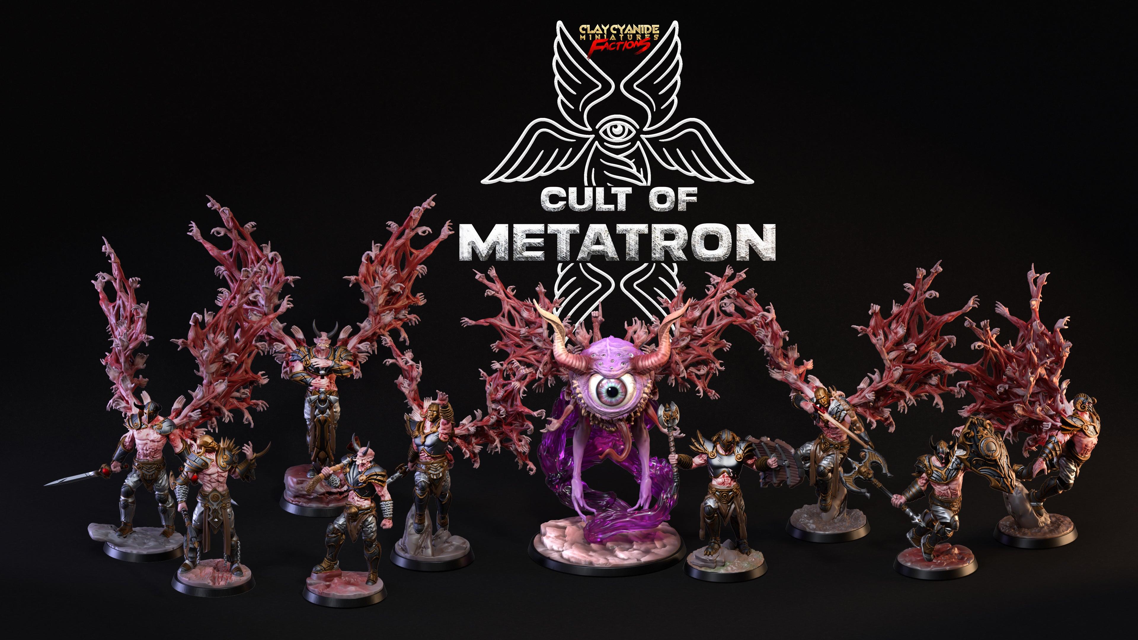 3D Printed Clay Cyanide Cult of Metatron Tribes Factions Ragnarok D&D (Online Only)