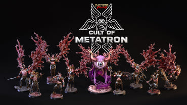 3D Printed Clay Cyanide Cult of Metatron Tribes Factions Ragnarok D&D (Online Only)