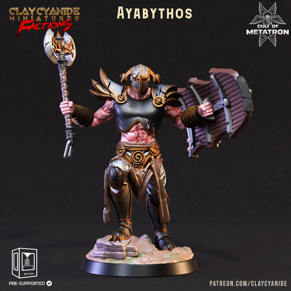 3D Printed Clay Cyanide Cult of Metatron Tribes Factions Ragnarok D&D (Online Only)