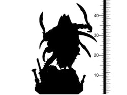 3D Printed Clay Cyanide Cursed Blade Wrath of Gods Ragnarok D&D (Online Only)