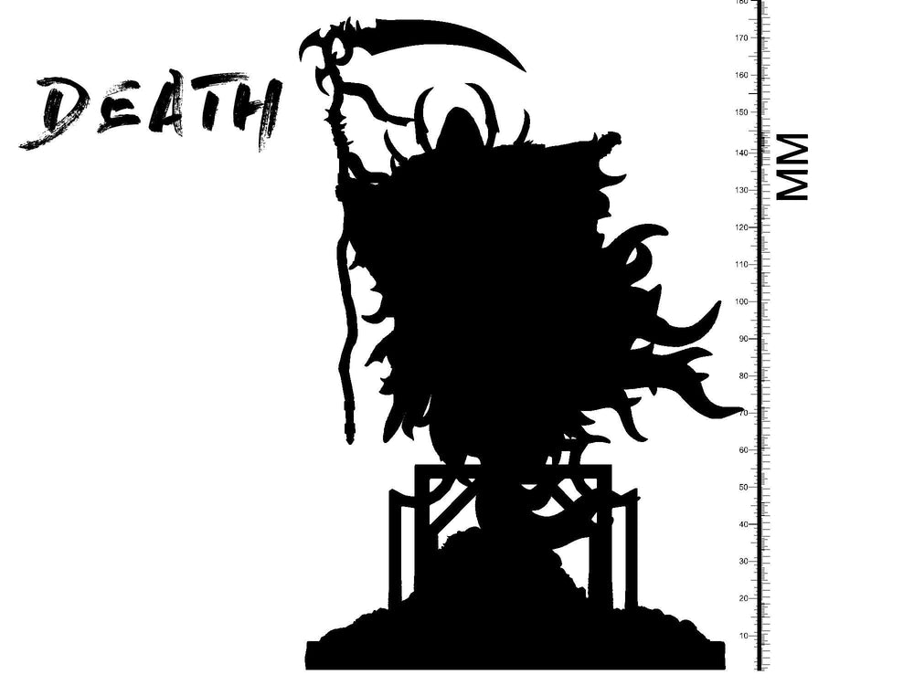 3D Printed Clay Cyanide - Death 28mm 32mm D&D (Online Only)