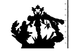 3D Printed Clay Cyanide Dievas Baltic Religion 28mm-32mm Ragnarok D&D (Online Only)