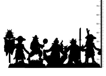 3D Printed Clay Cyanide Dokkaebi Warriors Korean Mythology Ragnarok D&D (Online Only)