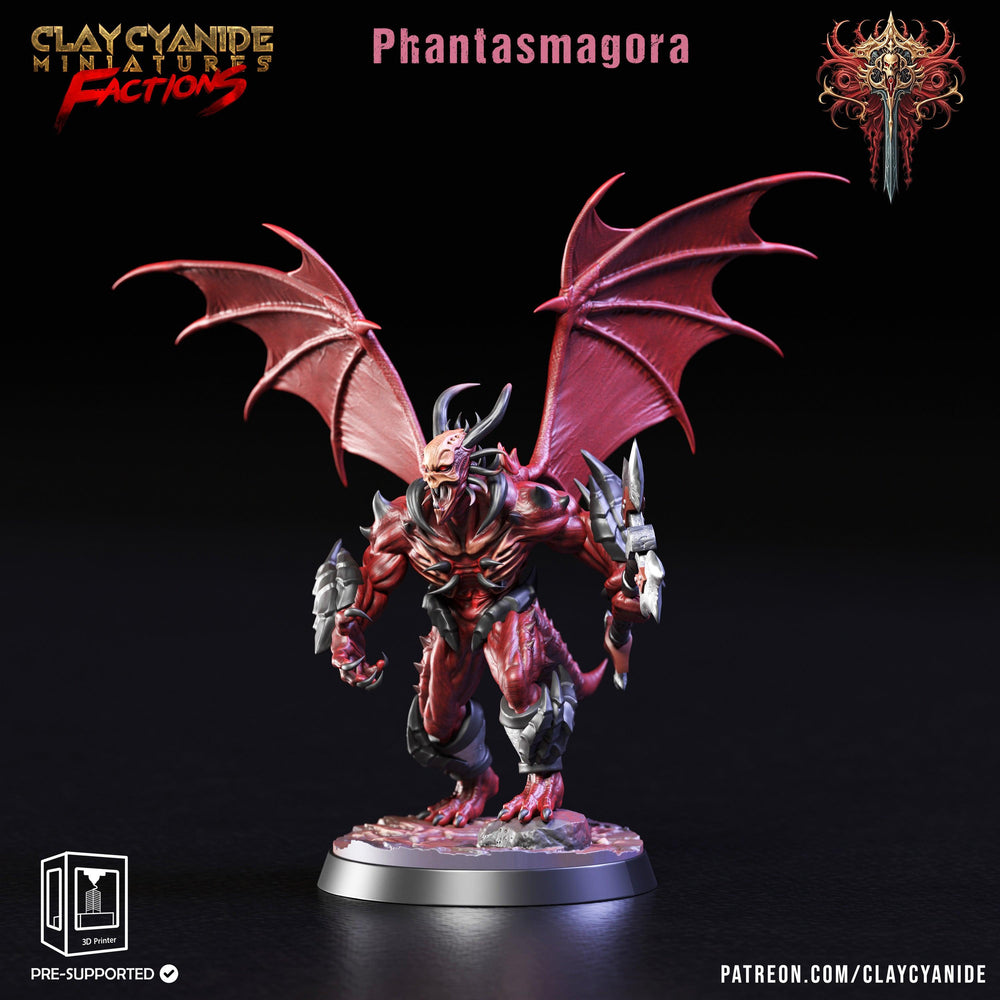 3D Printed Clay Cyanide Dreadblood Maulers Factions 28 32 mm D&D (Online Only)
