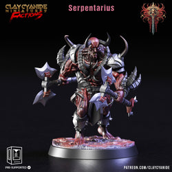 3D Printed Clay Cyanide Dreadblood Maulers Factions 28 32 mm D&D (Online Only)