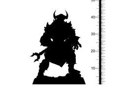 3D Printed Clay Cyanide Dreadblood Maulers Factions 28 32 mm D&D (Online Only)