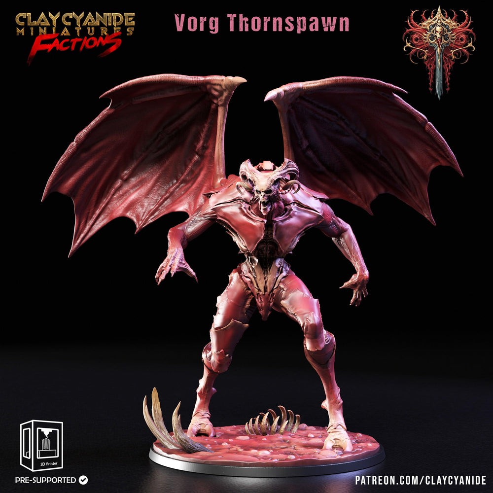 3D Printed Clay Cyanide Dreadblood Maulers Factions 28 32 mm D&D (Online Only)