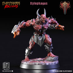 3D Printed Clay Cyanide Dreadblood Maulers Factions 28 32 mm D&D (Online Only)