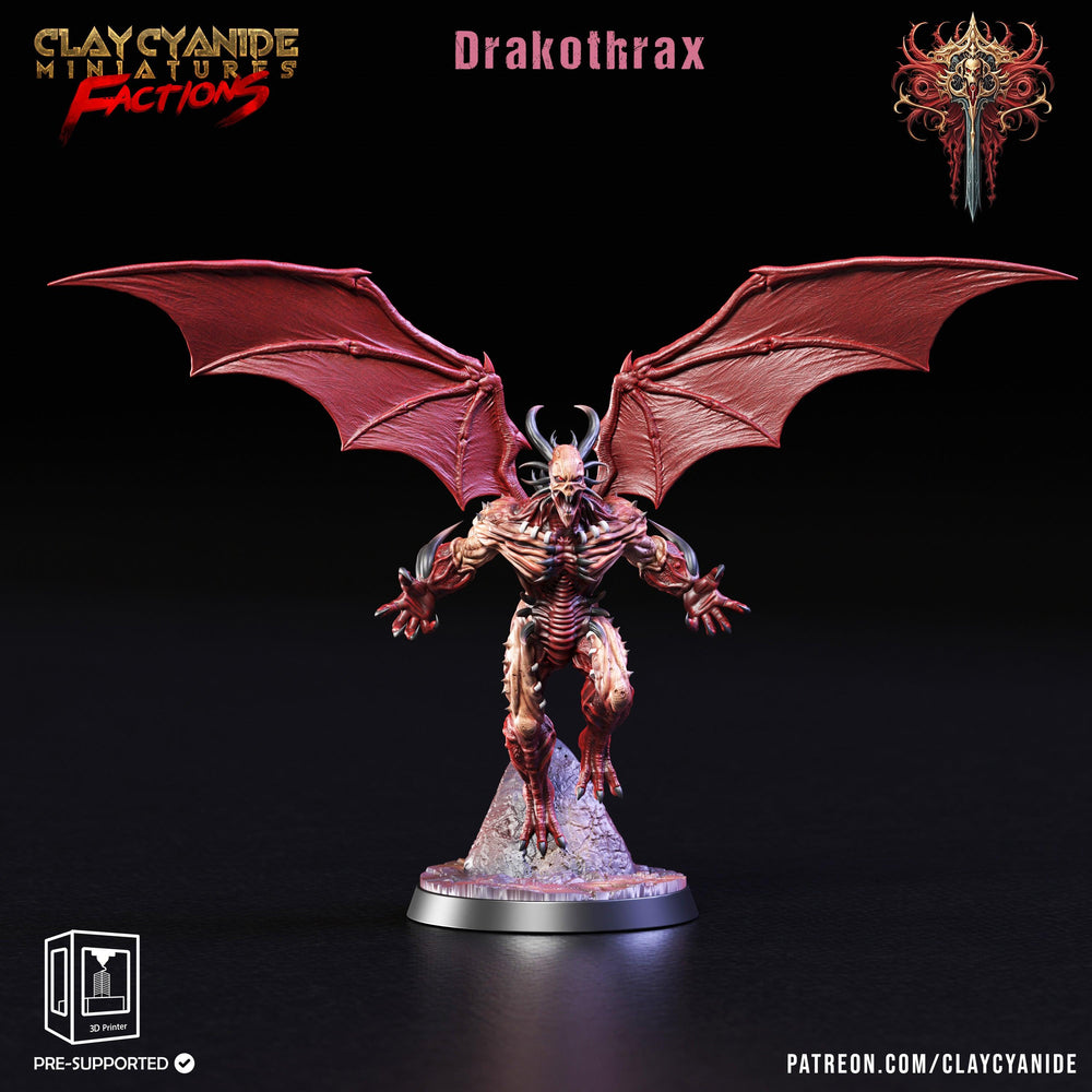 3D Printed Clay Cyanide Dreadblood Maulers Factions 28 32 mm D&D (Online Only)