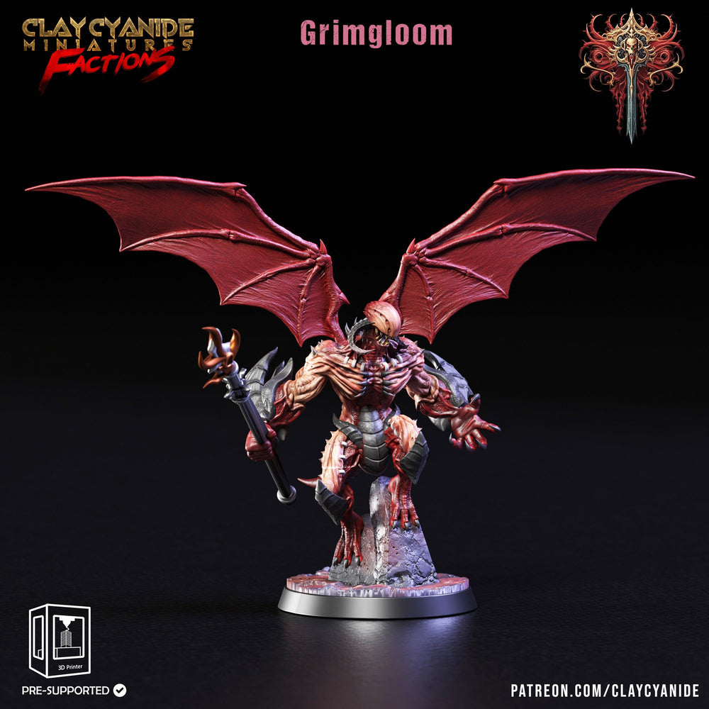 3D Printed Clay Cyanide Dreadblood Maulers Factions 28 32 mm D&D (Online Only)