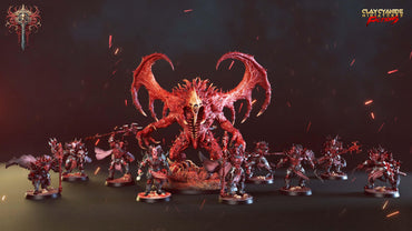 3D Printed Clay Cyanide Dreadbloods Factions Tribes 28 32 mm D&D (Online Only)