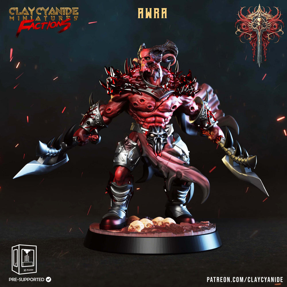 3D Printed Clay Cyanide Dreadbloods Factions Tribes 28 32 mm D&D (Online Only)