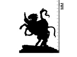 3D Printed Clay Cyanide Dullahan Renders 28 32 mm D&D (Online Only)