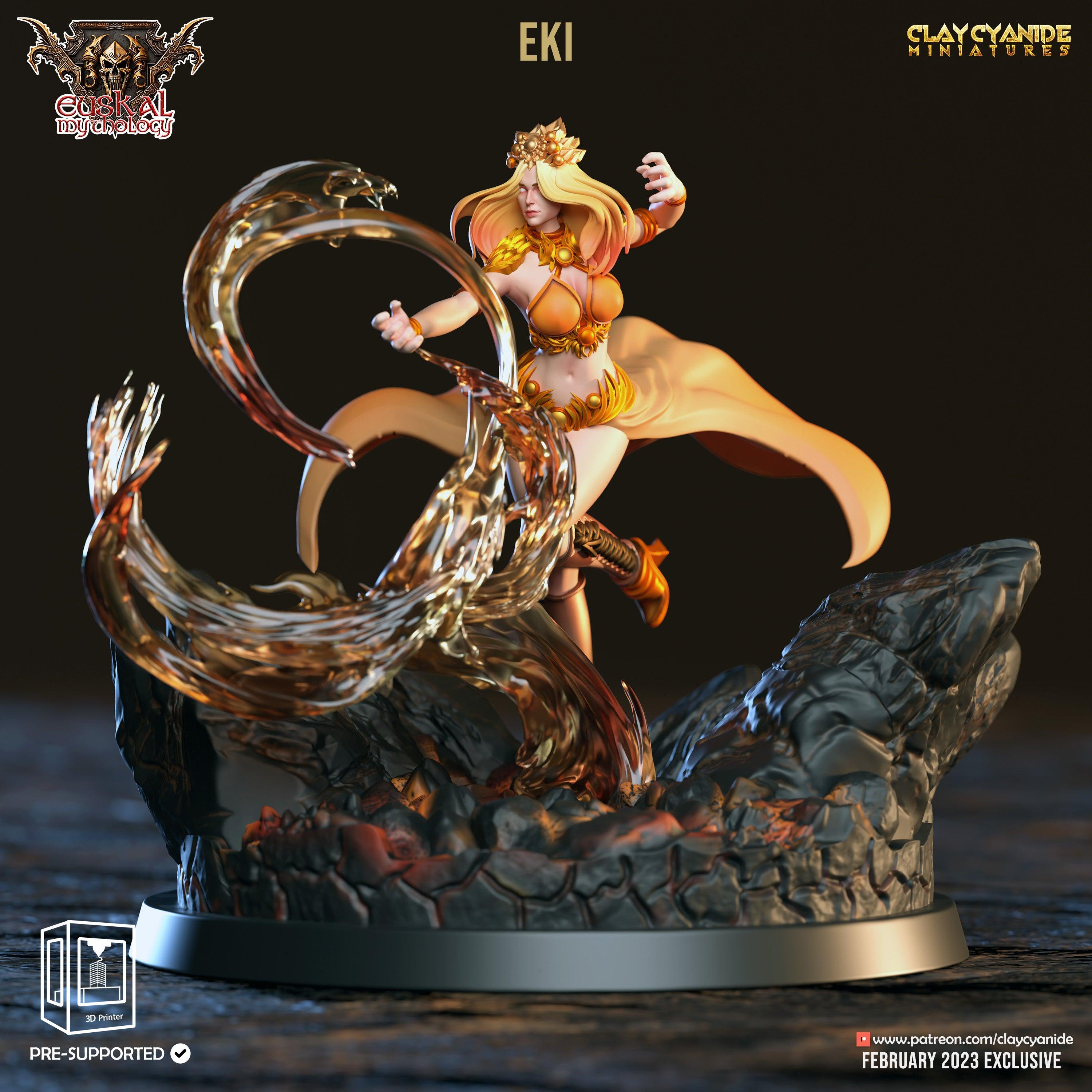 3D Printed Clay Cyanide Eki Euskal Mythology 28 32 mm D&D (Online Only)
