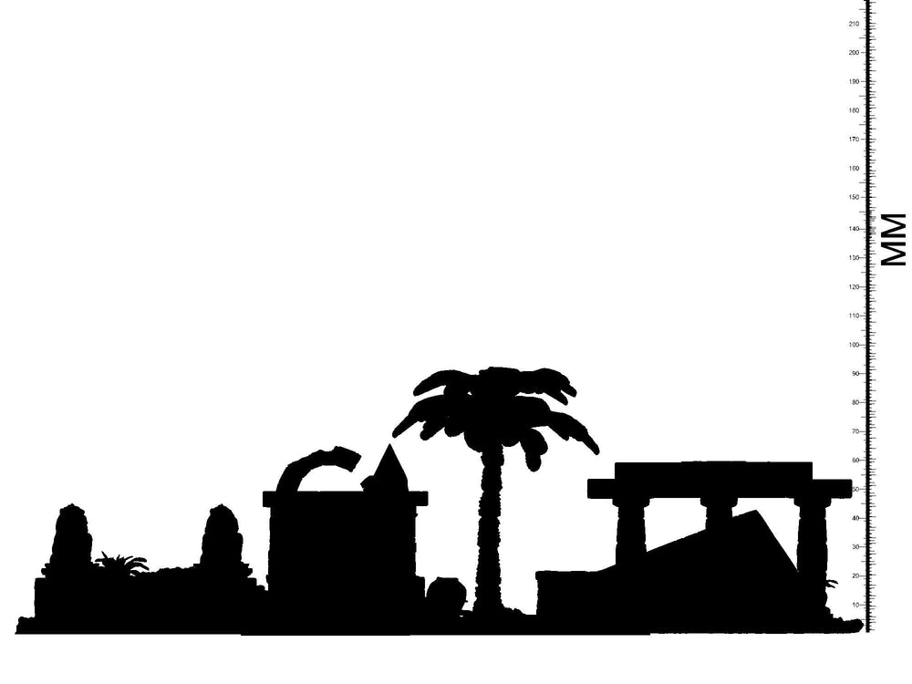 3D Printed Clay Cyanide Epic of Gilgamesh Set Babylonian Scatter Terrain 28 32 mm D&D (Online Only)