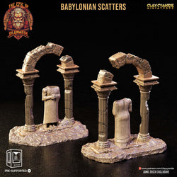 3D Printed Clay Cyanide Epic of Gilgamesh Set Babylonian Scatter Terrain 28 32 mm D&D (Online Only)