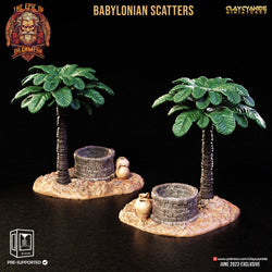 3D Printed Clay Cyanide Epic of Gilgamesh Set Babylonian Scatter Terrain 28 32 mm D&D (Online Only)