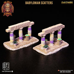 3D Printed Clay Cyanide Epic of Gilgamesh Set Babylonian Scatter Terrain 28 32 mm D&D (Online Only)