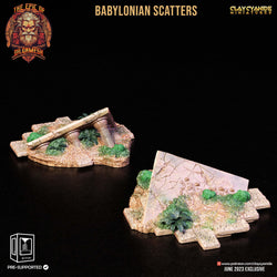 3D Printed Clay Cyanide Epic of Gilgamesh Set Babylonian Scatter Terrain 28 32 mm D&D (Online Only)