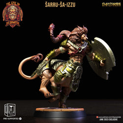 3D Printed Clay Cyanide Epic of Gilgamesh Set Sarru-sa-izzu 28 32 mm D&D (Online Only)