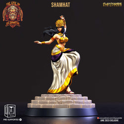 3D Printed Clay Cyanide Epic of Gilgamesh Set Shamhat 28 32 mm D&D (Online Only)
