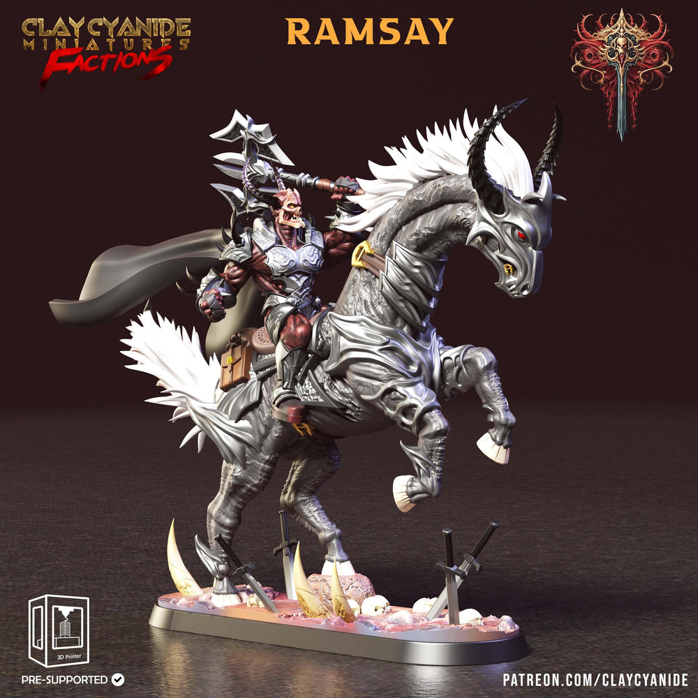 3D Printed Clay Cyanide Faction Dreadblood Ravegers Rendered Images Promo Renders 28 32 mm D&D (Online Only)