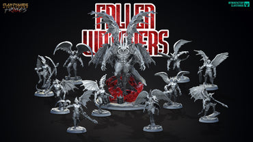 3D Printed Clay Cyanide Fallen Watchers Factions Tribes Ragnarok D&D (Online Only)