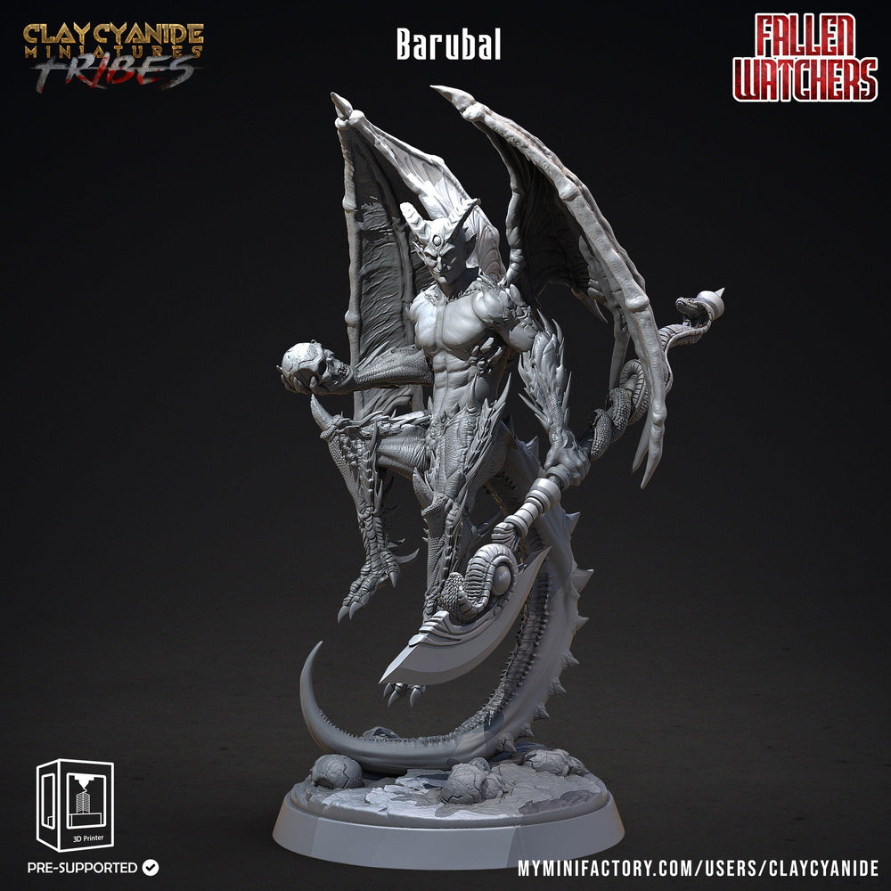 3D Printed Clay Cyanide Fallen Watchers Factions Tribes Ragnarok D&D (Online Only)