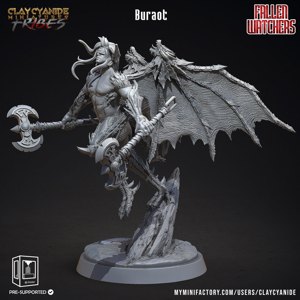 3D Printed Clay Cyanide Fallen Watchers Factions Tribes Ragnarok D&D (Online Only)