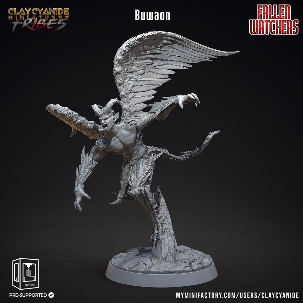 3D Printed Clay Cyanide Fallen Watchers Factions Tribes Ragnarok D&D (Online Only)