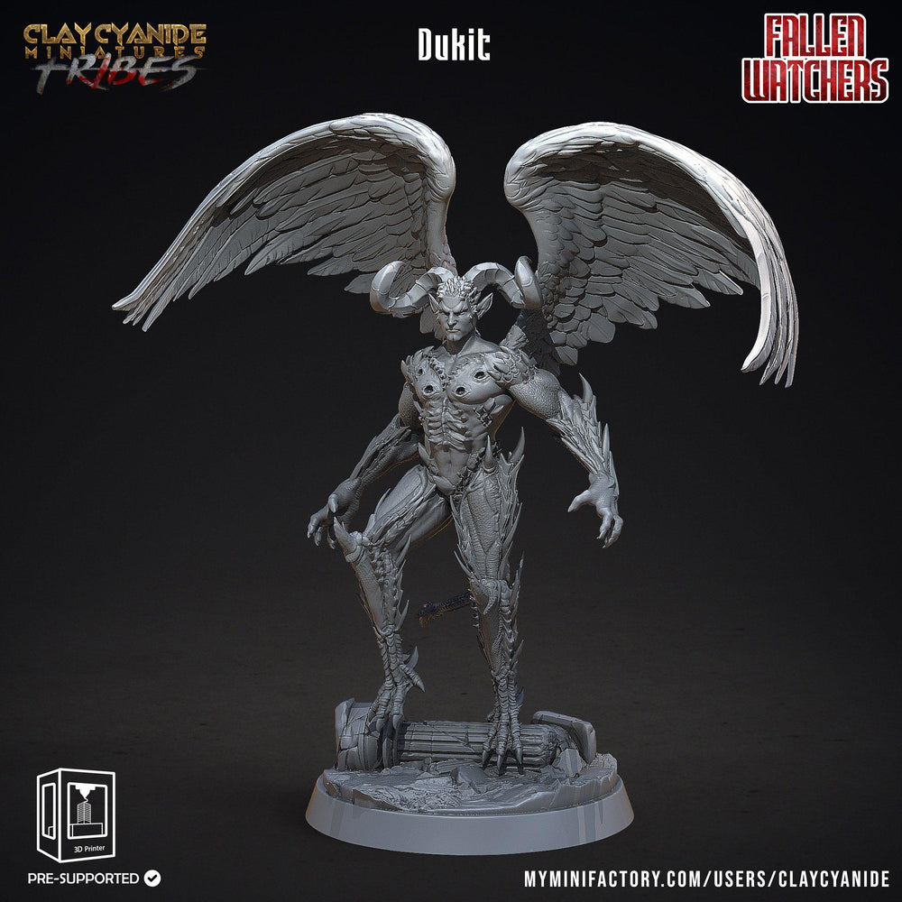 3D Printed Clay Cyanide Fallen Watchers Factions Tribes Ragnarok D&D (Online Only)
