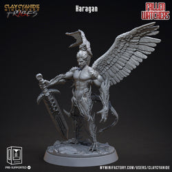 3D Printed Clay Cyanide Fallen Watchers Factions Tribes Ragnarok D&D (Online Only)