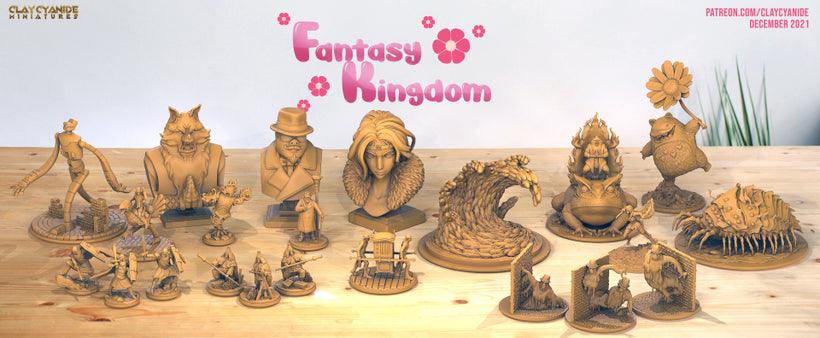 3D Printed Clay Cyanide Fantasy Kingdom - Flamie 28mm 32mm D&D (Online Only)
