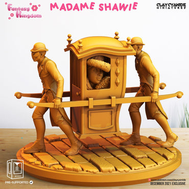 3D Printed Clay Cyanide Fantasy Kingdom - Madame Shawie 28mm 32mm D&D (Online Only)