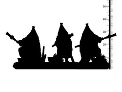 3D Printed Clay Cyanide Fantasy Kingdom - Musketmen 28mm 32mm D&D (Online Only)