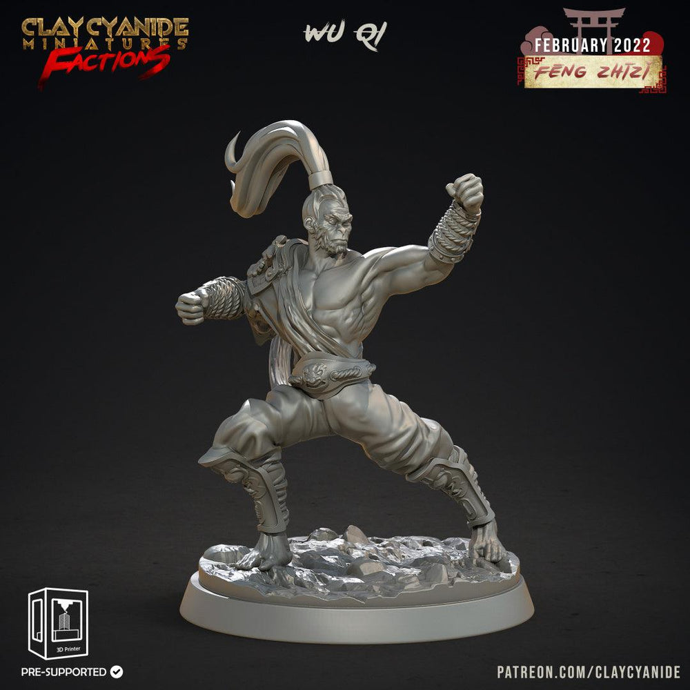 3D Printed Clay Cyanide Feng Zhizi Gorilla Men Tribes Factions Ragnarok D&D (Online Only)