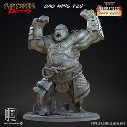 3D Printed Clay Cyanide Feng Zhizi Gorilla Men Tribes Factions Ragnarok D&D (Online Only)