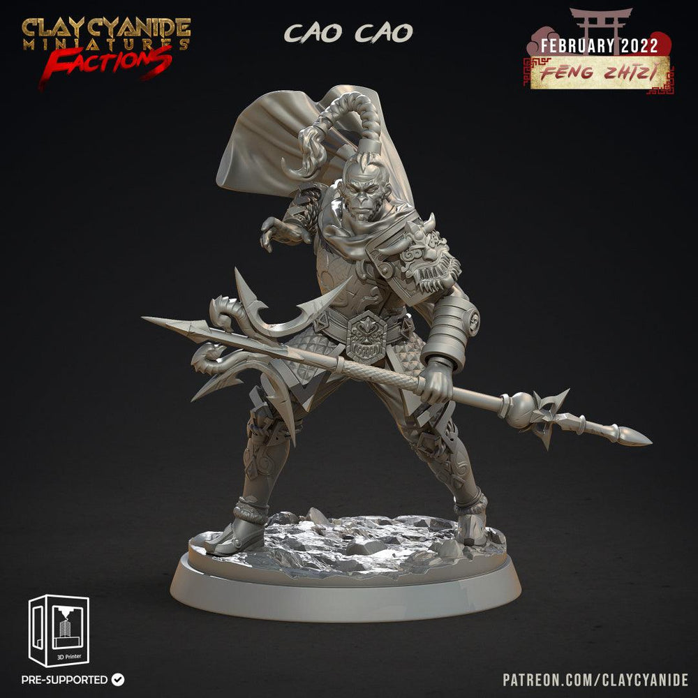 3D Printed Clay Cyanide Feng Zhizi Gorilla Men Tribes Factions Ragnarok D&D (Online Only)