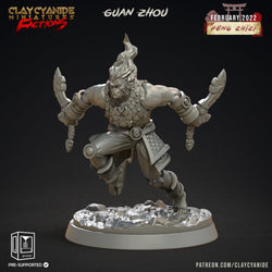 3D Printed Clay Cyanide Feng Zhizi Gorilla Men Tribes Factions Ragnarok D&D (Online Only)
