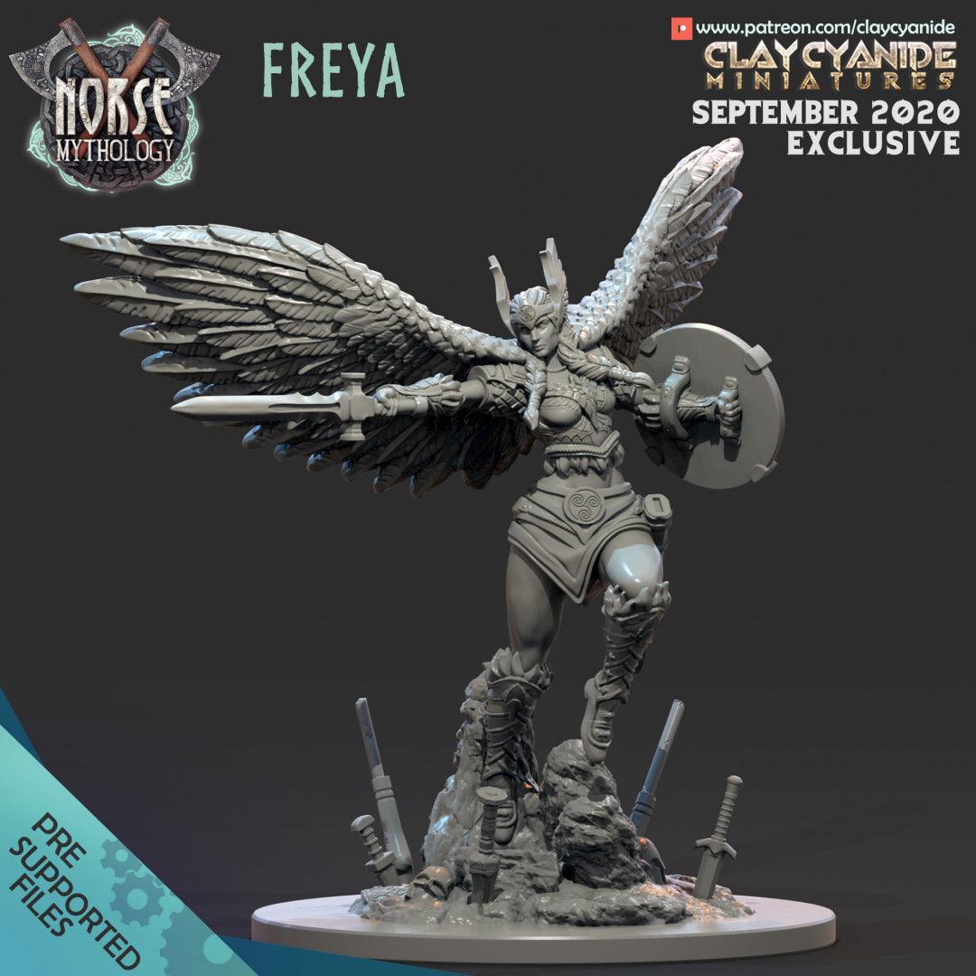 3D Printed Clay Cyanide Freya Norse Mythology Ragnarok D&D (Online Only)